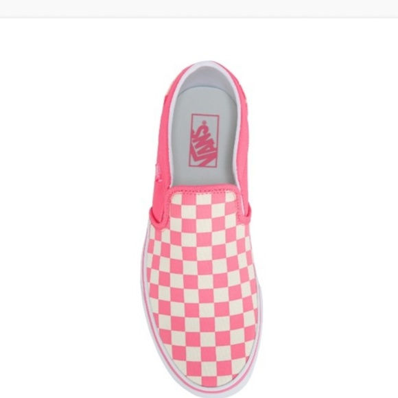 strawberry checkered vans